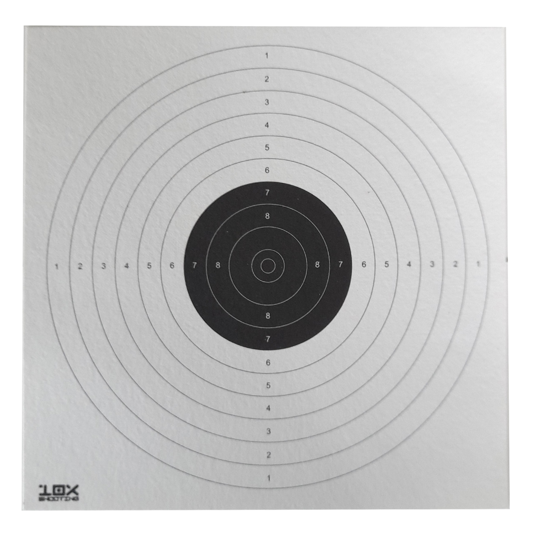 10x Air Pistol target